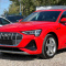 Audi e-tron 55 quattro S line 2020 czerwony, elektryczny