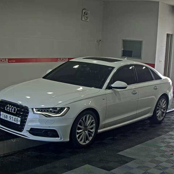 Audi A6 2015 blanche, diesel
