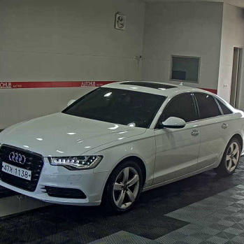 Audi A6 2015 blanc, diesel