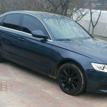 Audi А6С 7 2014 niebieski, benzyna