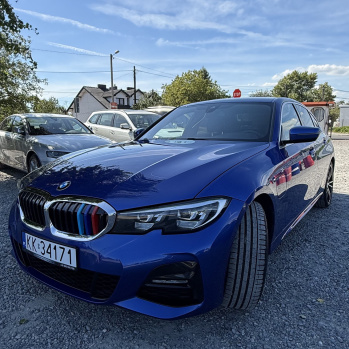  BMW 330 E hybryda 2020 niebieski, benzyna