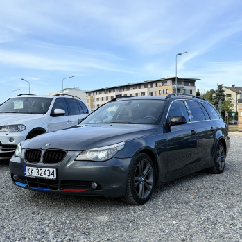 BMW 525i (e61) 2007 серый, бензин/LPG