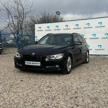 BMW 318d 2014 чорний, дизель