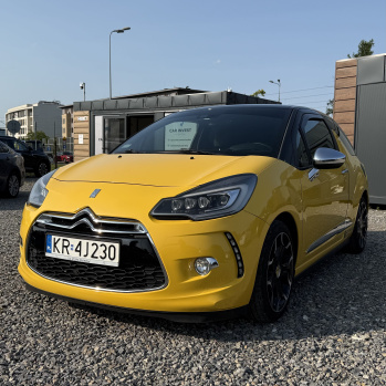Citroen DS3 2015 żółty, benzyna