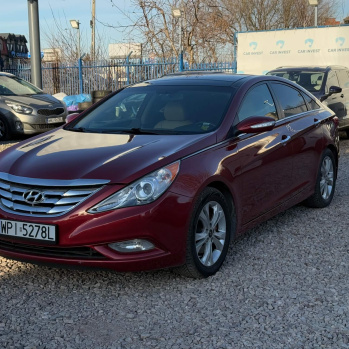 Hyundai Sonata 2012 червоний, газ/бензин