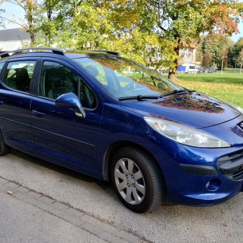 Peugeot 207 sw 2008 blue, petrol