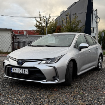 Toyota Corolla Hybrid 2020 Srebrna, Benzyna/Hybryda/LPG